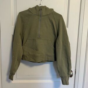 Lululemon Scuba Cropped 1/4 Zip Hoodie